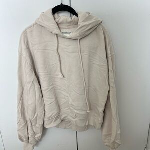 Abercrombie Soft AF Cream Hooded Sweatshirt